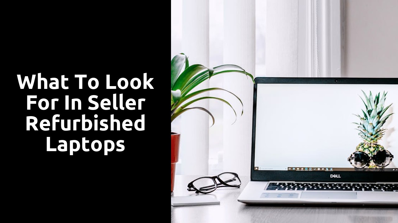 What to Look for in Seller Refurbished Laptops